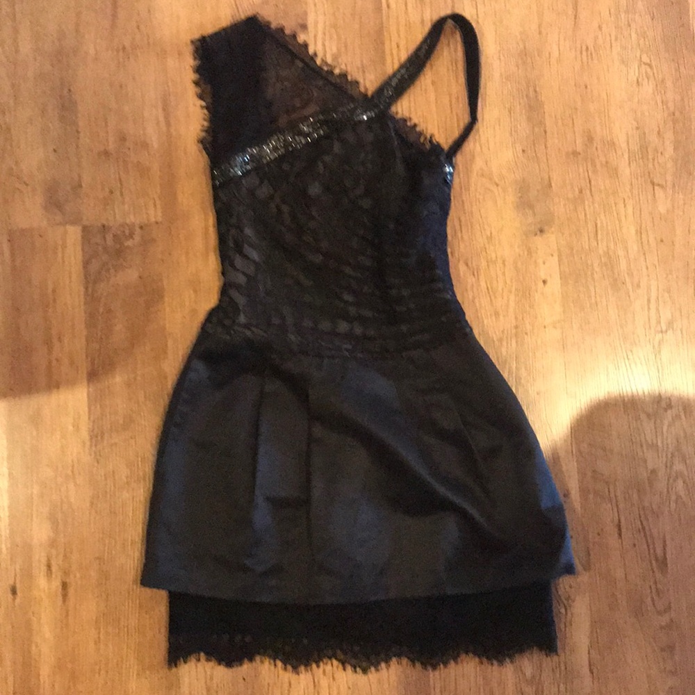 Black lace BCBG dress